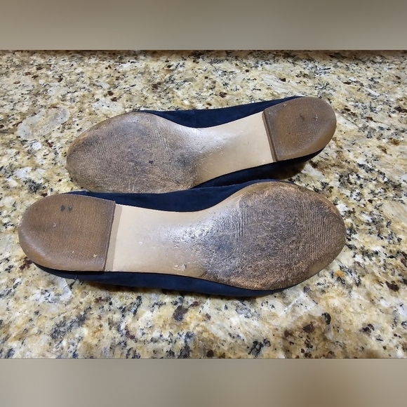Talbots Blue Suede Leather Smoking Loafers 8 - Picture 6 of 8